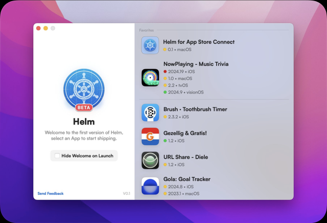 The very first beta of Helm